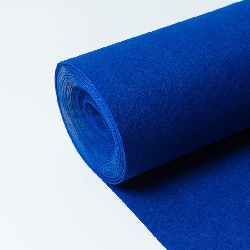 HUAHOO Aisle Runners Wedding Accessories Royal Blue Aisle Runner Carpet Rugs for Step and Repeat Display, Ceremony Parties and Events Indoor or Outdoor Decoration 36 Inch Wide x 30 feet Long - Image 2